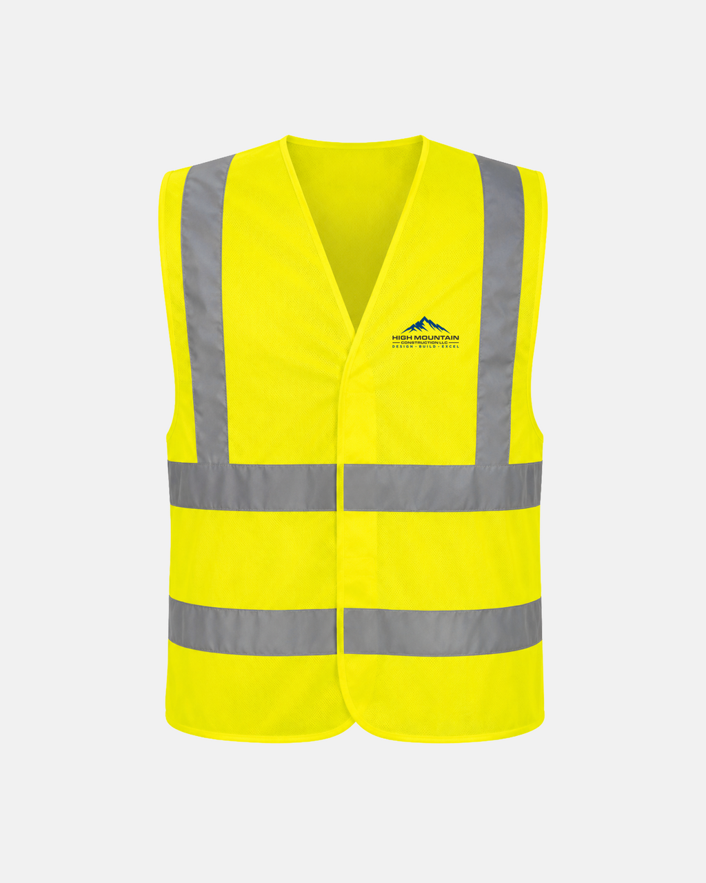 Hi-Vis Class 2 Mesh Safety Vest - Two Band Closure