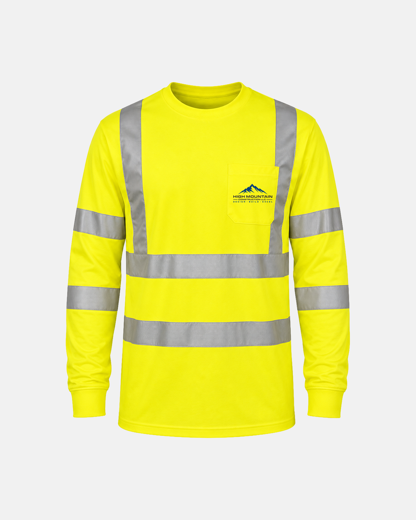 Hi-Vis Safety Yellow Class 3 Long-Sleeve