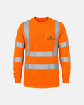 Hi-Vis Safety Orange Class 3 Long-Sleeve