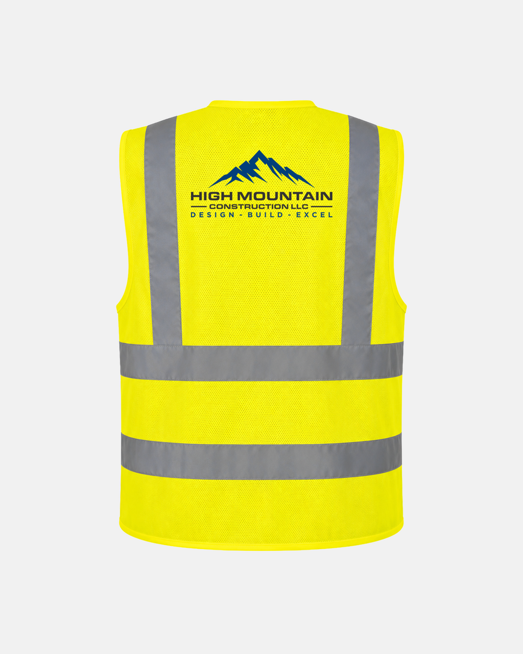 Hi-Vis Class 2 Mesh Safety Vest - Two Band Closure