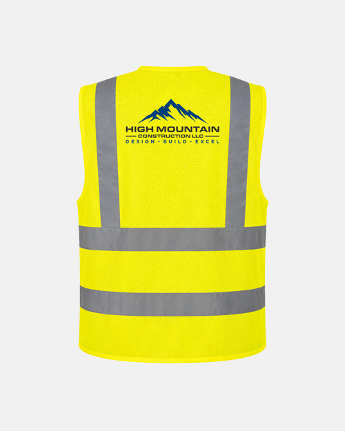 Hi-Vis Class 2 Mesh Safety Vest - Two Band Closure