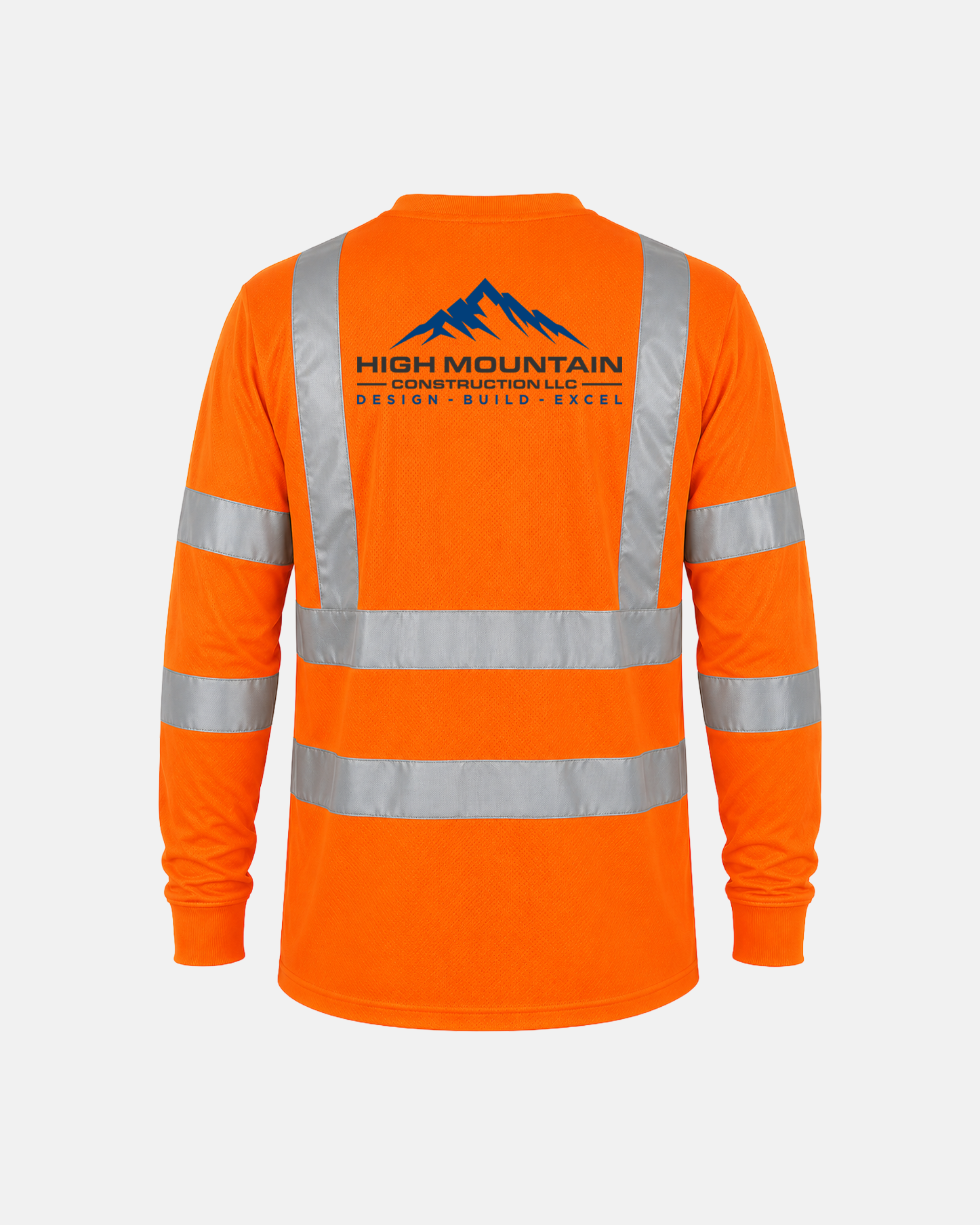 Hi-Vis Safety Orange Class 3 Long-Sleeve